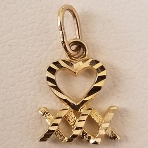 14K Gold Heart Pendant/Charm